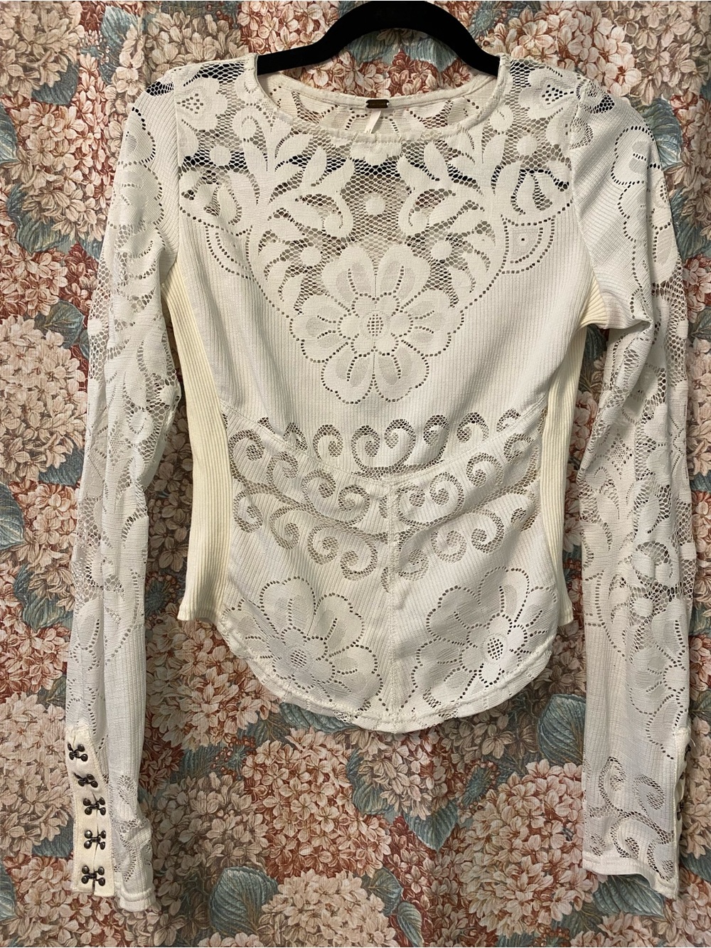 Free People Wild Roses Top - Picture 4 of 8